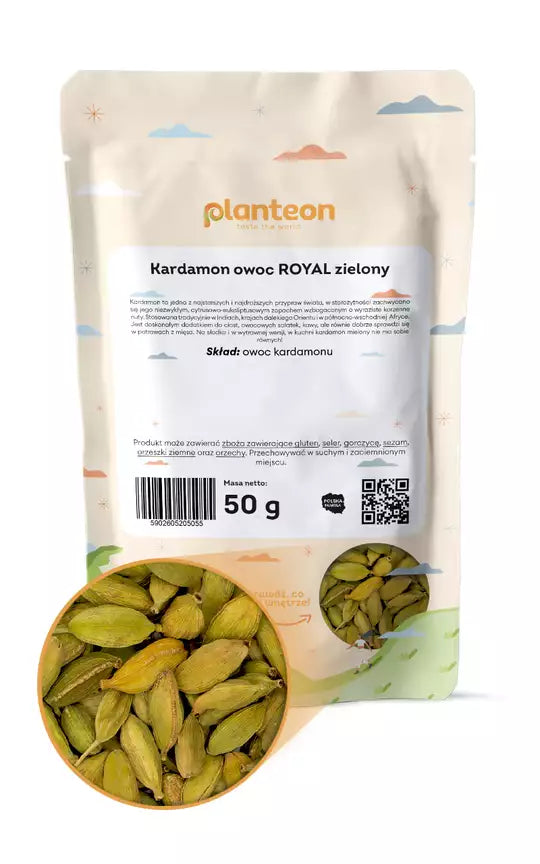 Kardamon owoc ROYAL zielony. 50g
