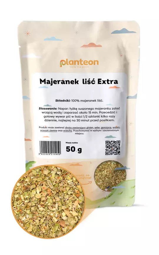 Majeranek liść Extra. 50g