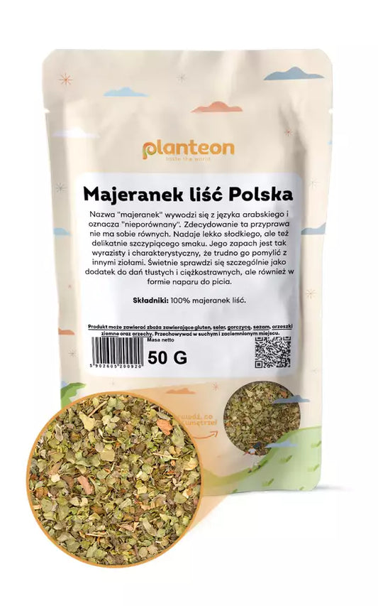 Majeranek liść Polska. 50g