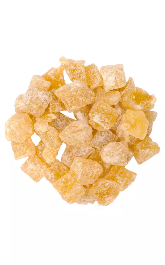 Imbir kandyzowany kostka. 100g