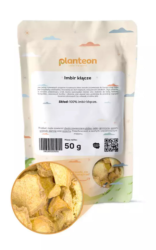 Imbir kłącze. 50g
