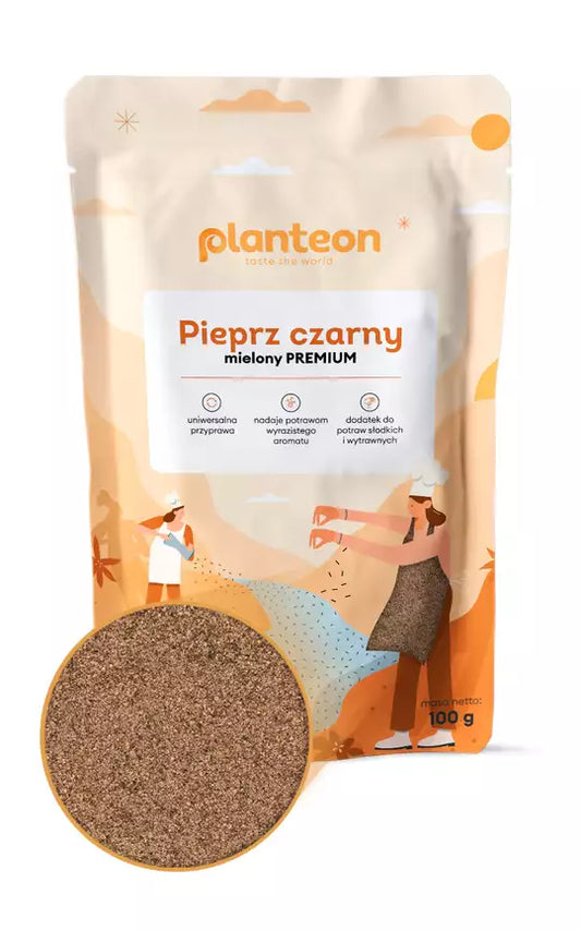 Pieprz czarny mielony PREMIUM. 100g
