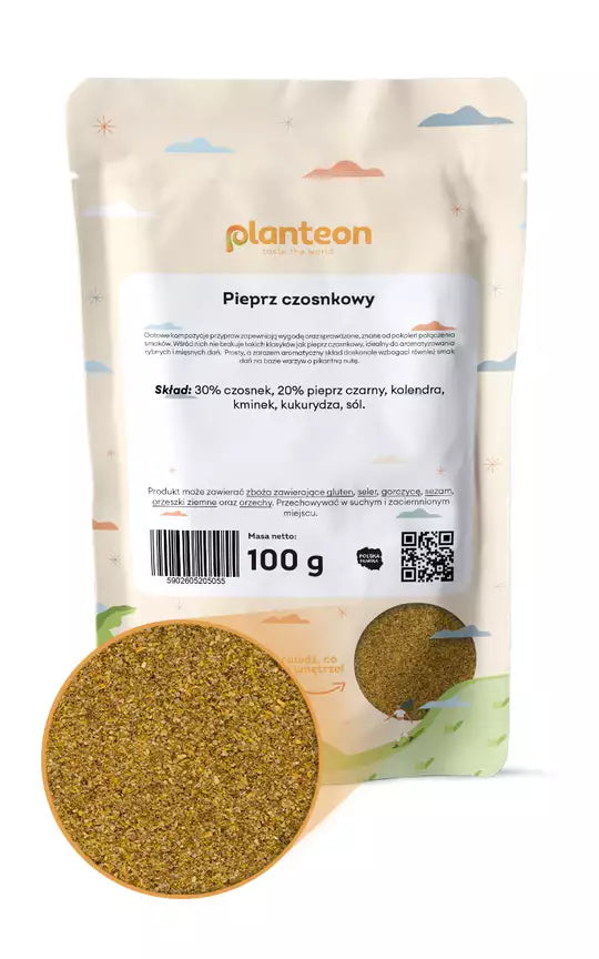 Pieprz czosnkowy. 100g