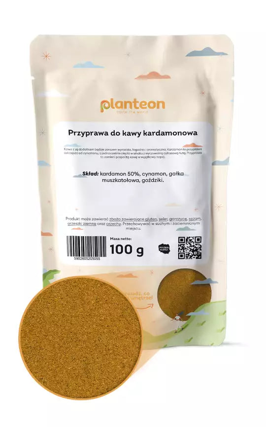 Przyprawa do kawy kardamonowa. 100g