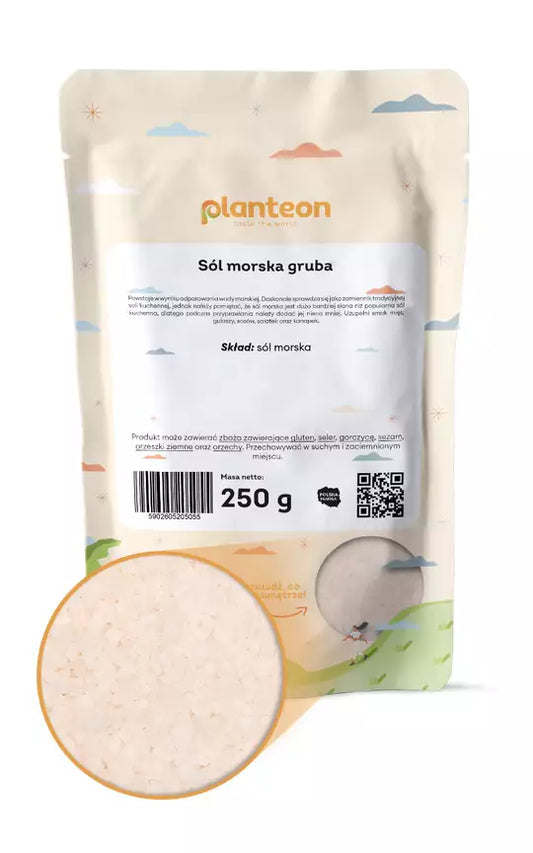Sól morska gruba. 250g